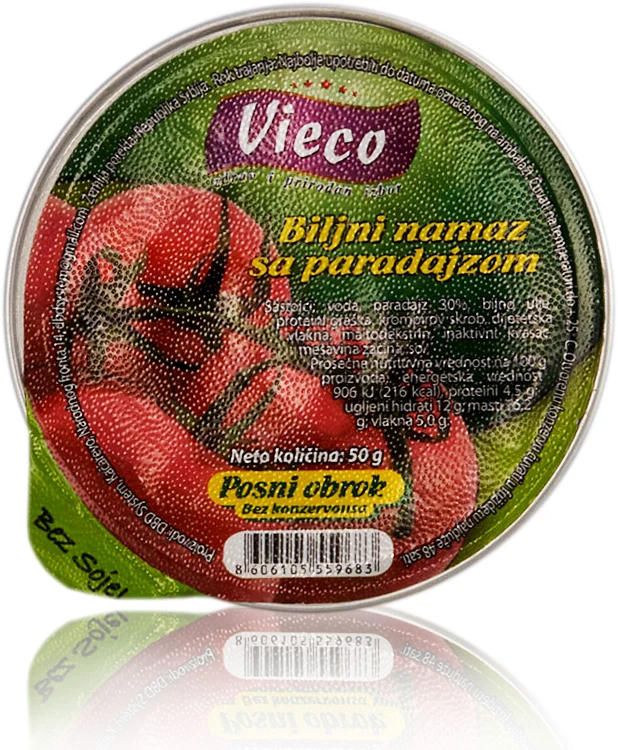 Posni biljni namaz sa paradajzom 50 g Vieco